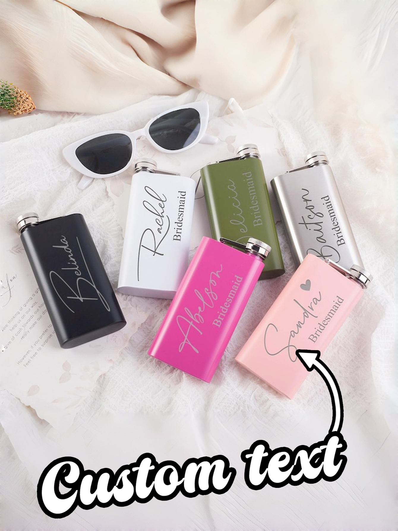 Personalized Laser-Engraved Hip Flask